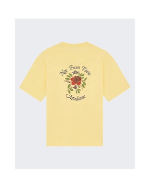 Drole De Monsieur Heren t-shirt slogan rose