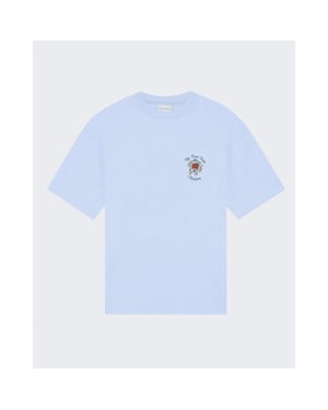 Drole De Monsieur Heren t-shirt slogan rose
