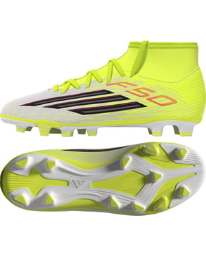 Adidas f50 club mid fg/mg j voetbal schoen firm ground jongens -