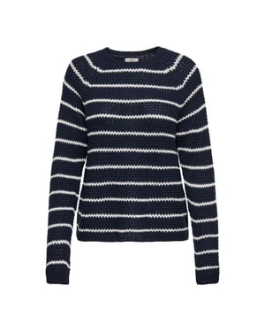 Jacqueline de Yong ellen l/s oneck raglan pullover 15312077 total eclipse