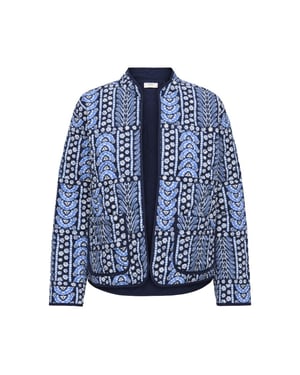 Jacqueline de Yong Jdymason ls quilted shacket wvn navy
