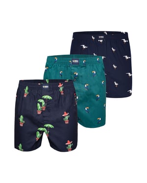 Happy Shorts Mannen Bokser Motive