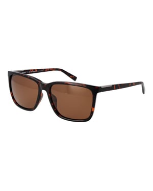 Timberland Bruine Plastic Zonnebril