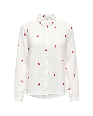 Only Onlnoella-mia l/s kiss shirt wvn cs