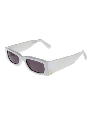 GCDS Witte Plastic Zonnebril