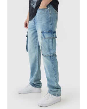 Tall Straight Rigid Cargo Jeans