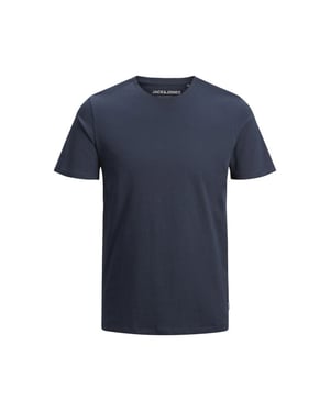 Jack & Jones Basic heren t-shirt jjeorganic ronde hals donker