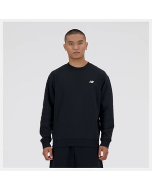 New Balance sport essentials fleece crew sweater heren -