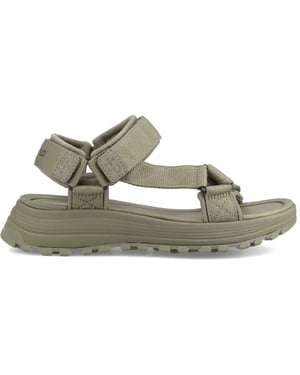 Hush Puppies Kendra Textile Women's Khaki Sandals