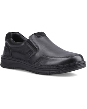 Hush Puppies Franco Instapleren Herenschoenen in Zwart