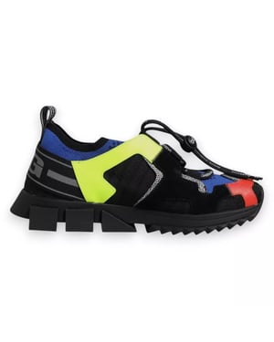 Dolce & Gabbana Multicolor Mesh Sorrento Wandelsneakers