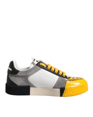 Dolce & Gabbana Multikleuren Leren DNA Lage Sneakers Schoenen