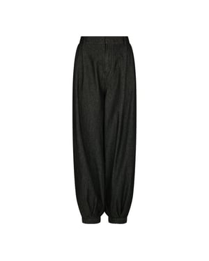 Neo Noir fayla denim balloon pants 167399 100 black