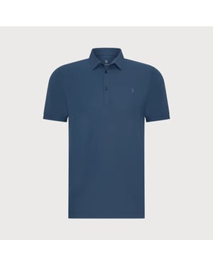 Blue Industry Lounge jersey polo |