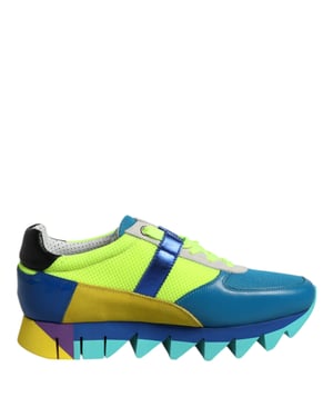 Dolce & Gabbana Multicolor Leren Lage Sneakers voor Heren