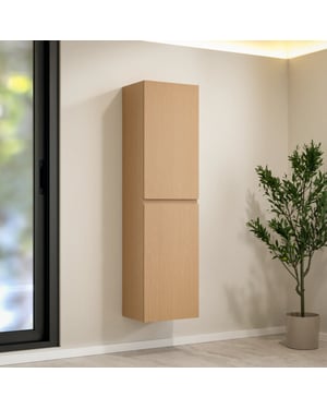Mirlux Kolomkast ruvo 150cm licht eiken