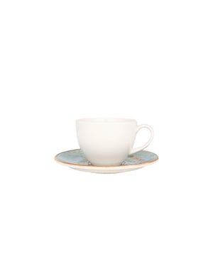Bonna Thee kopjes & schotel futura porselein set van 6