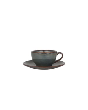 Bonna Koffie kopjes & schotel gloire porselein set van 6