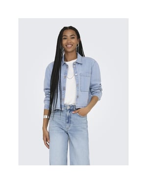Jacqueline de Yong Jdymarly ls boxy shacket dnm noos blue denim