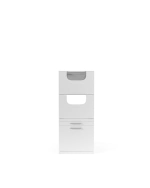 Wasophoogte Multifunctionele waskast module z16 pure wit