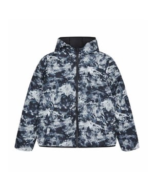 Reebok Mannen RB1501 Reversible Puffer Jacket (Zwart)