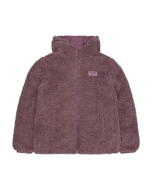 Reebok Womens/Ladies Sherpa Reversible Puffer Jacket (Dusty Rose)