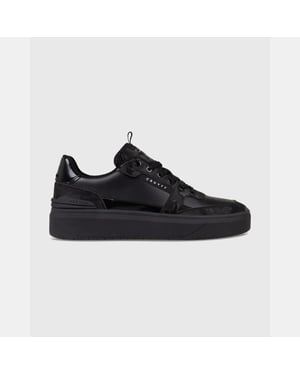 Men's Cruyff Endorsed Tennis Trainers in Black