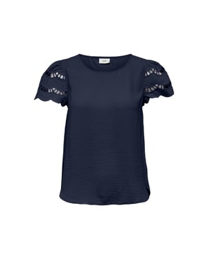 Jacqueline de Yong Jdyhannah ss lace top wvn navy