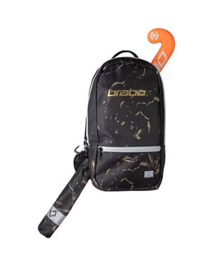 Brabo backpack fun marble black hockey rugzak -