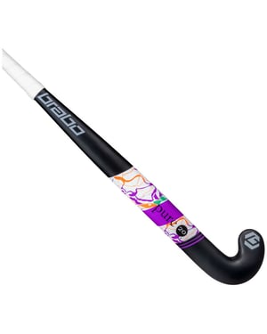 Brabo g-force pure 20 black/purple hockeystick composite jongens -