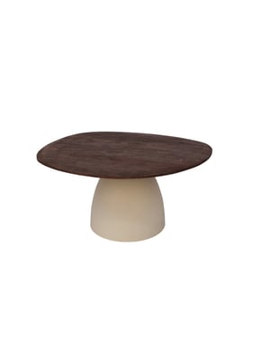 Brix salontafel marron - mangohout 86 cm