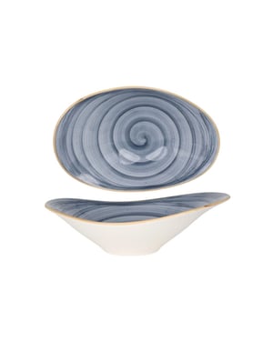 Bonna Serveerschaal aura dusk porselein 27 cm (750cc) set van 2