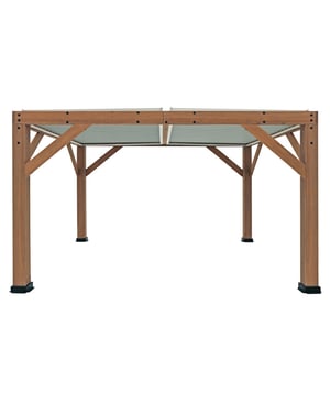Westmann Cederhouten prieel pergola met lamellendak karl 396x335 cm
