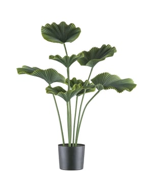 Kopu ® kunstplant palmblad 100cm in pot groen