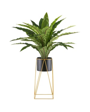 Kopu ® kunstplant asplenium 24 blad 105 cm met metaal standaard
