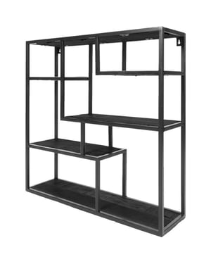 Home67 Wandkast huub mangohout 73 x 73 x 21 cm