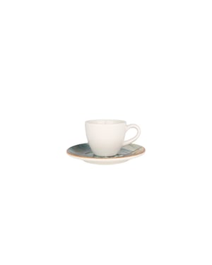 Bonna Espresso kopjes & schotel futura porselein set van 6