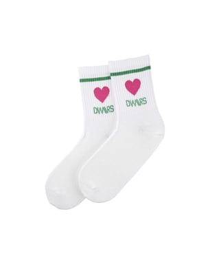 DWRS Label 1997-04 lyla socks white/ green