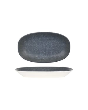 Bonna Serveerschaal mega porselein 24x14 cm set van 2