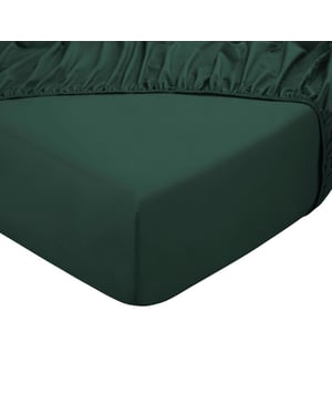 DoubleDry Hoeslaken 100% natuurlijk katoen eenpersoons 90x200 cm zacht &