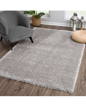 Muratap Porto soft fluffy vloerkleed hoogpolig effen 140x200 cm
