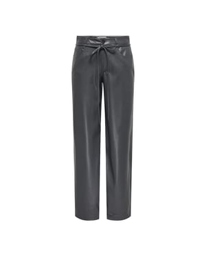 Only Onlgianna-story mw faux lea pant cc pnt -