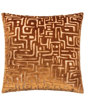 Hoem Soren Cut Velvet Polyester Filled Cushion
