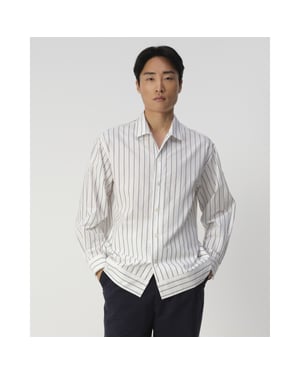 J.C. Rags Casual overhemd coconut milk stripe