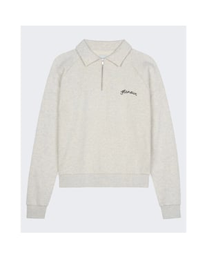 Flaneur Homme Heren signature raglan half zip