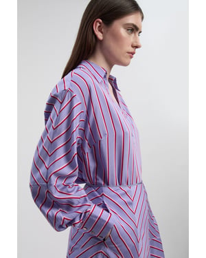 Cotton Stripe Tailored Shirt