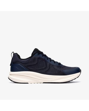 Bolham Lace Navy Knit Trainers