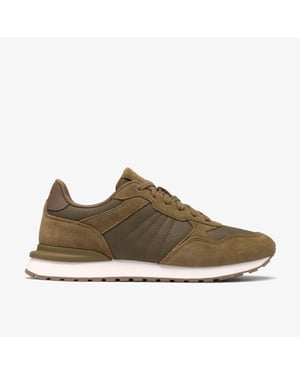 Franco Lace Taupe Trainers