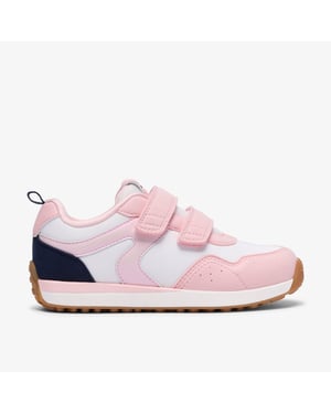 Dyrham Dash K. White/Pink Trainers