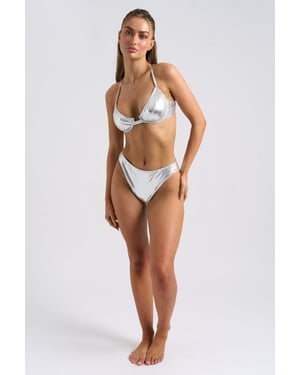 Metallic Bikini Bottoms